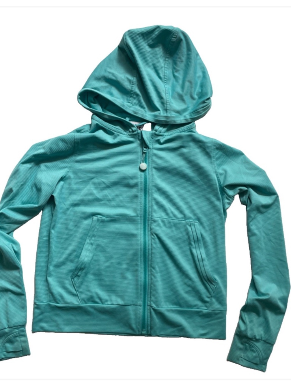 Athleta Girl SUNNY DAYS UPF Jacket lightweight zip up hoodie Size LARGE L/12
